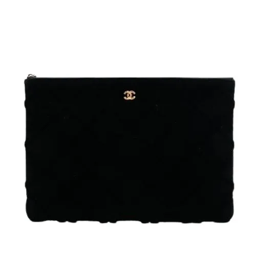 Pre-owned Velvet Clutch - Chanel Vintage - Modalova