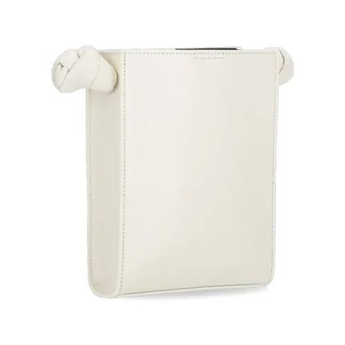 White Smooth Leather Shoulder Bag - Jil Sander - Modalova