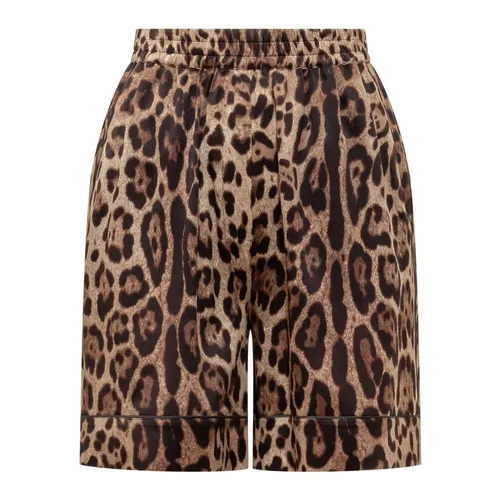 Silk Shorts - Dolce & Gabbana - Modalova