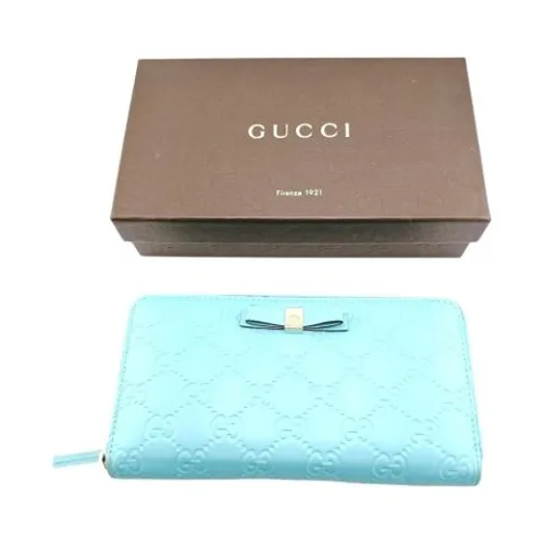 Pre-owned Cuoio wallets - Gucci Vintage - Modalova