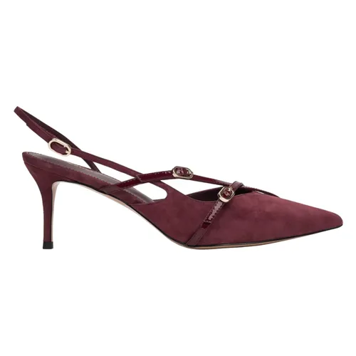 Décolleté Slingback Borgogna - Estro - Modalova