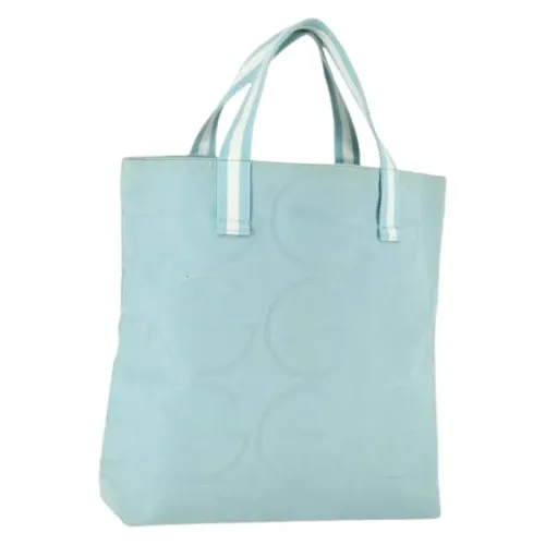 Pre-owned Canvas Tote Bag - Gucci Vintage - Modalova