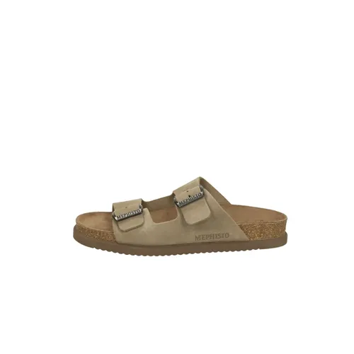 Suede Flat Sandals - Mephisto - Modalova