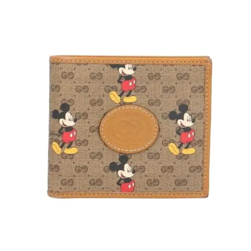 Pre-owned Vintage Canvas Wallet - Gucci Vintage - Modalova