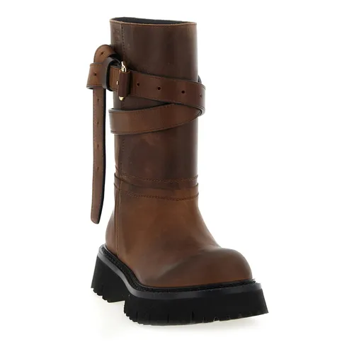 Brick Boots - Moschino - Modalova