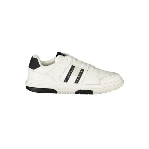 White Polyester Sneaker - Tommy Hilfiger - Modalova
