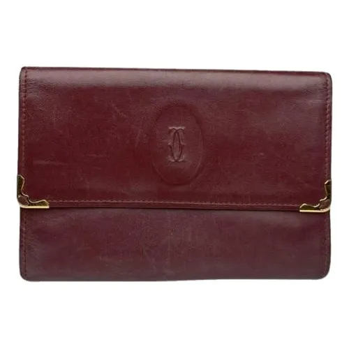Pre-owned Leather Wallet - Cartier Vintage - Modalova