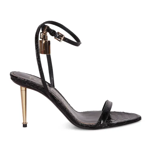 Printed Python Padlock Sandal - Tom Ford - Modalova