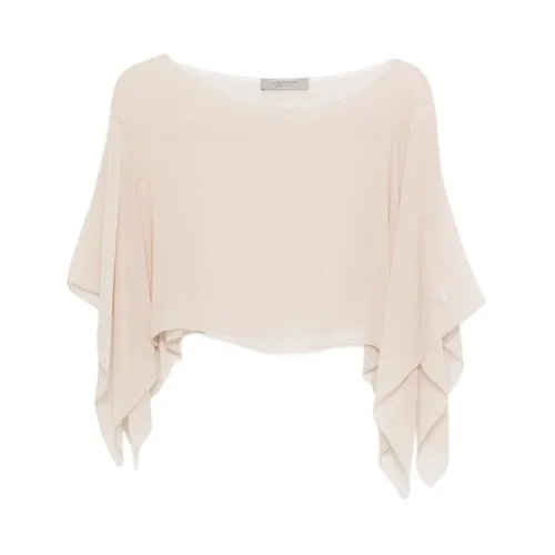Draped Cape Blouse - D.Exterior - Modalova