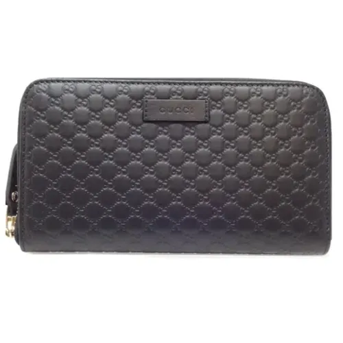Pre-owned Leather wallets - Gucci Vintage - Modalova