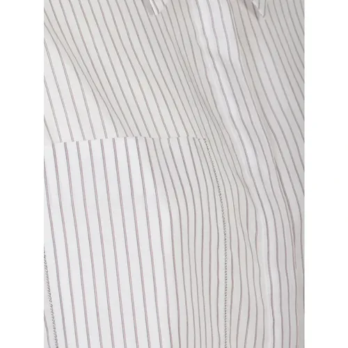Striped-pattern Shirt - Peserico - Modalova