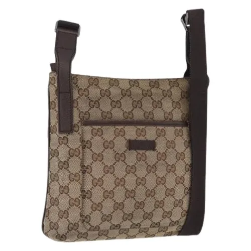 Pre-owned Vintage GG Canvas Shoulder Bag - Gucci Vintage - Modalova
