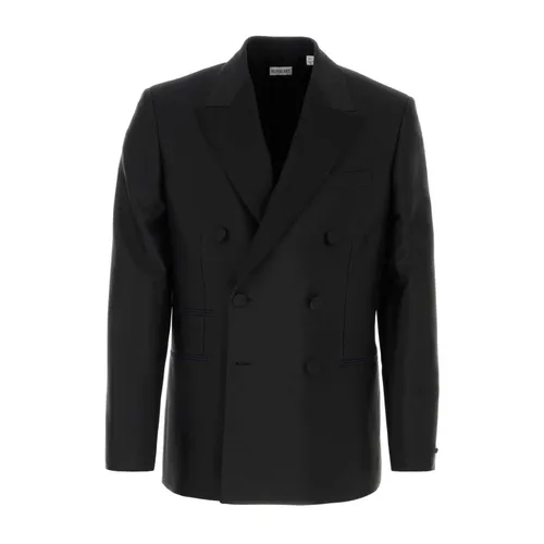 Wool-Silk Blend Blazer - Burberry - Modalova