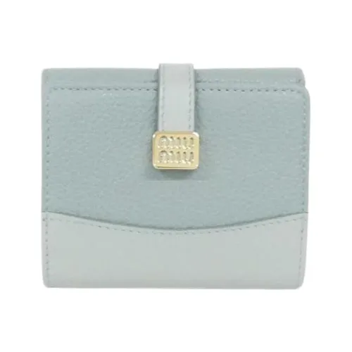 Pre-owned Leather Wallet - Miu Miu Pre-owned - Modalova