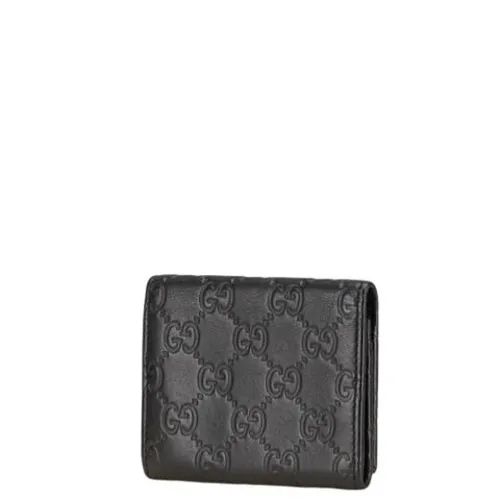 Pre-owned Leather Wallet - Gucci Vintage - Modalova