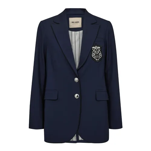Maritime Blue Piet Blazer - MOS Mosh - Modalova