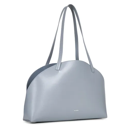 Leather Tote Bag with Pouch - Jil Sander - Modalova