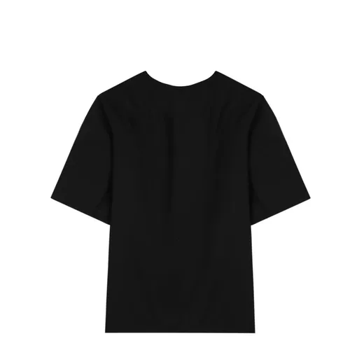 Casual Black Short Sleeve T-Shirt - Rick Owens - Modalova