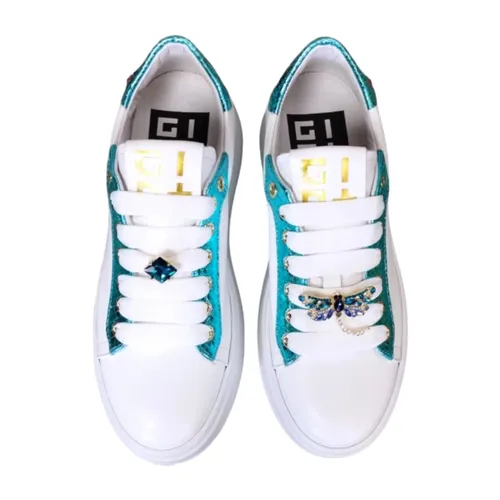 White Low Top Sneakers - Gio+ - Modalova