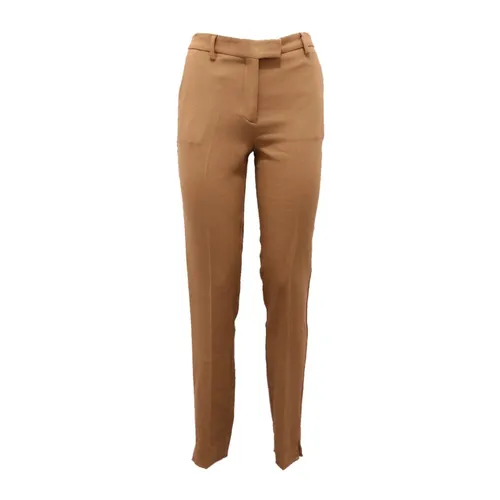 Viscose/Wool Trouser in Camel - Mauro Grifoni - Modalova