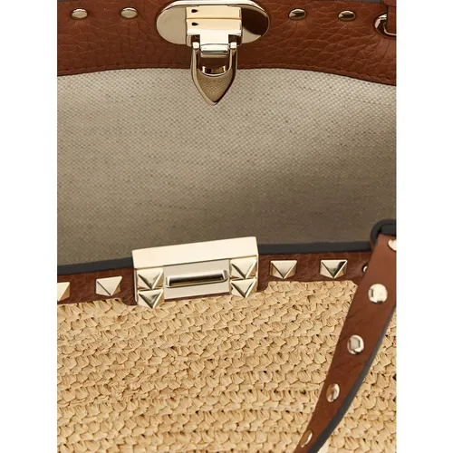 Small Rockstud Shopping Bag - Valentino Garavani - Modalova