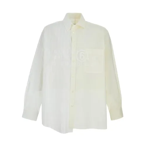 Numeric Asymmetric Shirt - MM6 Maison Margiela - Modalova