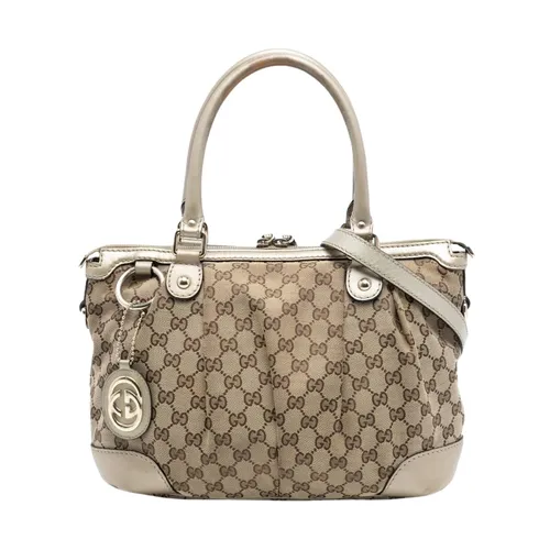 Pre-owned Printed Tote Bag - Gucci Vintage - Modalova