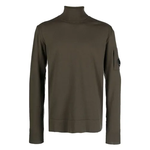 Casual Grey Wool Sweater - C.p. Company - Modalova