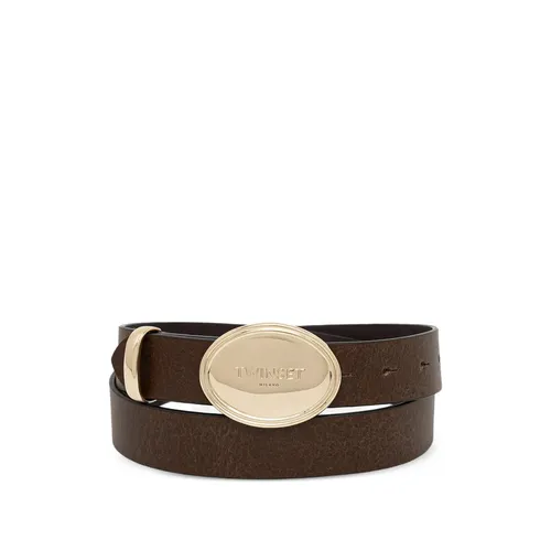 Oval Buckle Belt - Twinset - Modalova