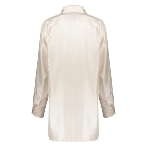 Silk Blend Asymmetric Hem Long Sleeve - Ferragamo - Modalova