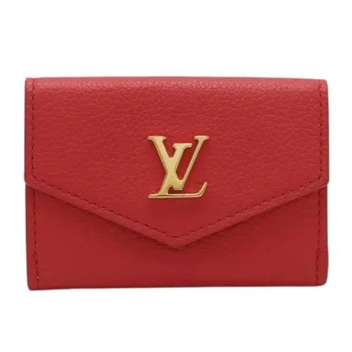Pre-owned Portefeuille Lockmini Leather Wallet - Louis Vuitton Vintage - Modalova