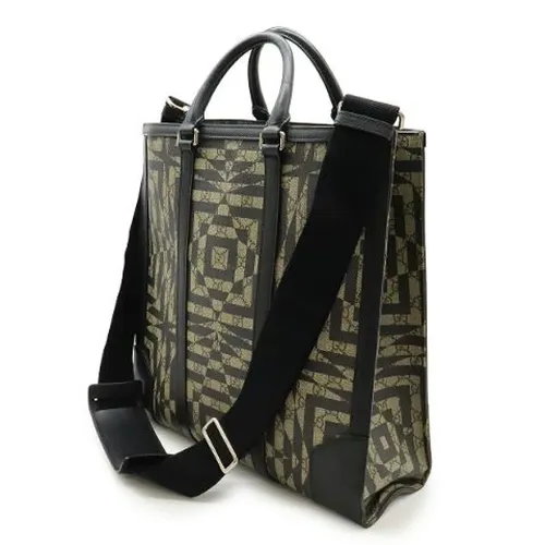 Pre-owned Vintage Canvas Tote Bag - Gucci Vintage - Modalova