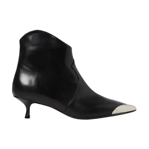 Metal Toe Ankle Boots - Anna F. - Modalova