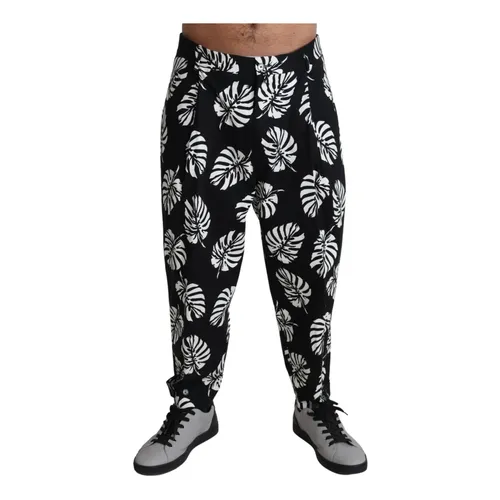 Gorgeous Palm Leaf Trousers - Dolce & Gabbana - Modalova