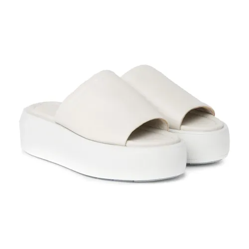 Beige Flatform Slide Slippers - Calvin Klein - Modalova