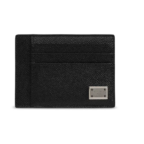 Leather card holder - Dolce & Gabbana - Modalova