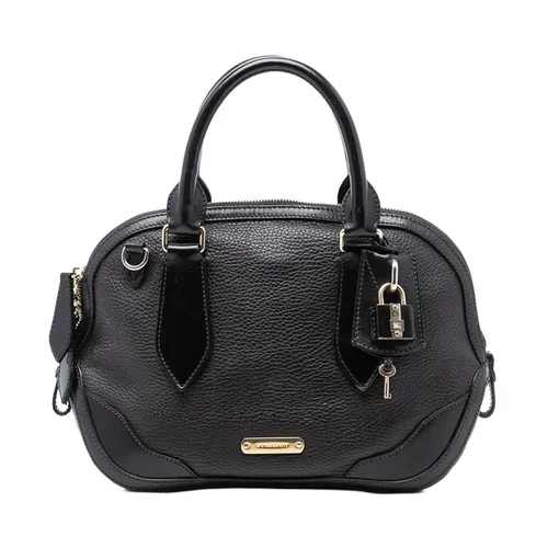 Pre-owned Leather Satchel - Burberry Vintage - Modalova