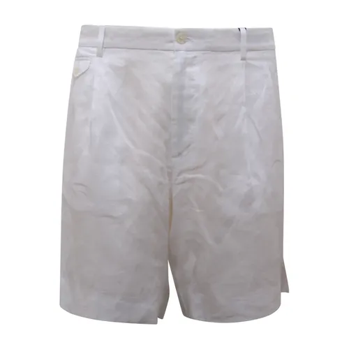 Linen Bermuda Shorts - Dolce & Gabbana - Modalova