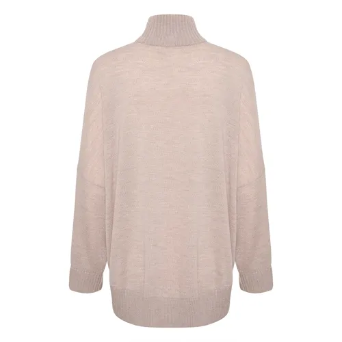 Cozy Oatmeal Melange Pullover Sweater - InWear - Modalova