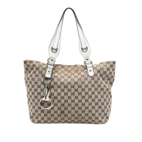 Pre-owned Canvas Tote - Gucci Vintage - Modalova
