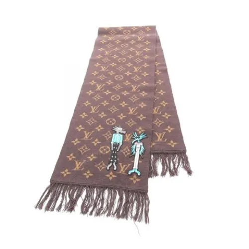 Pre-owned Wool Scarf - Louis Vuitton Vintage - Modalova