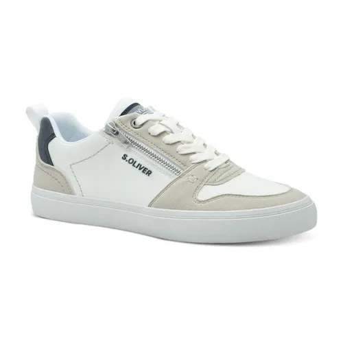 White Laceup Sneakers for Men - s.Oliver - Modalova