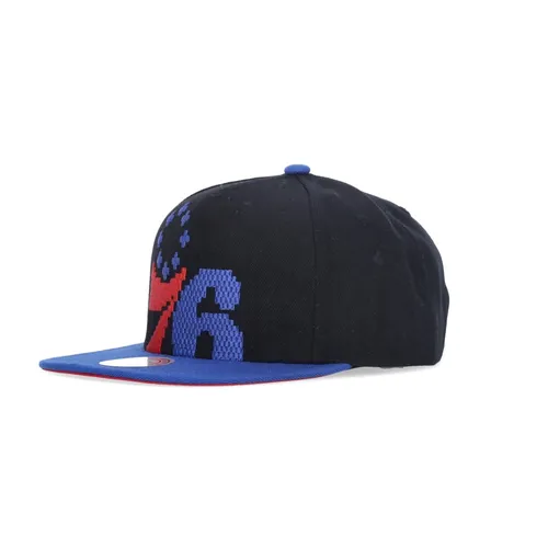 NBA 8 Bit Snapback Cap Black - Mitchell & Ness - Modalova