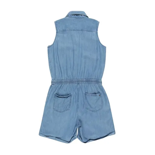 Denim-Effect Jumpsuit - Tommy Hilfiger - Modalova