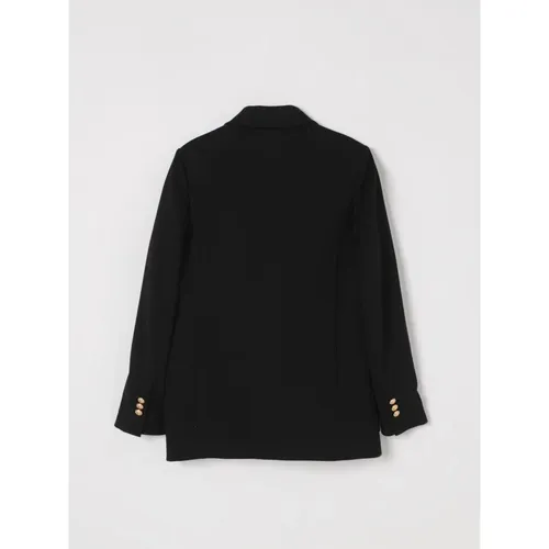 Red Double-Breasted Kids Blazer - Balmain - Modalova