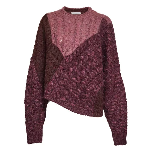 Cable Knit Crew Neck Sweater - Isabel Marant - Modalova