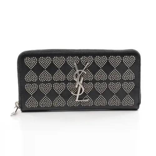 Pre-owned Leather wallets - Yves Saint Laurent Vintage - Modalova