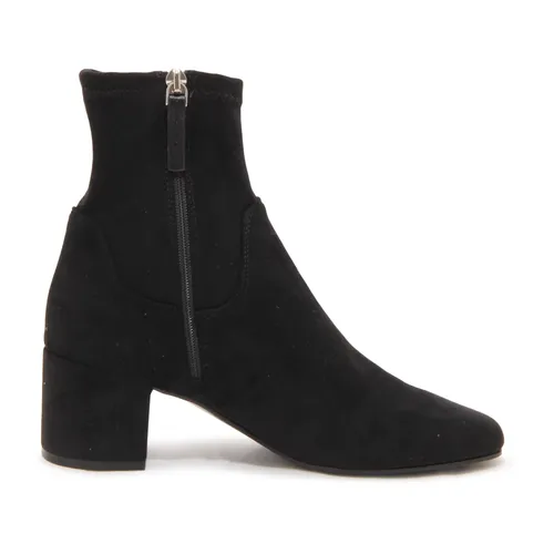 Black Suede Stretch Boots - Roberto Festa - Modalova
