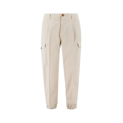 Trousers > Tapered Trousers - - Brunello Cucinelli - Modalova