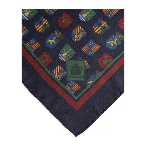 Silk Medals Square Scarf - Dolce & Gabbana - Modalova